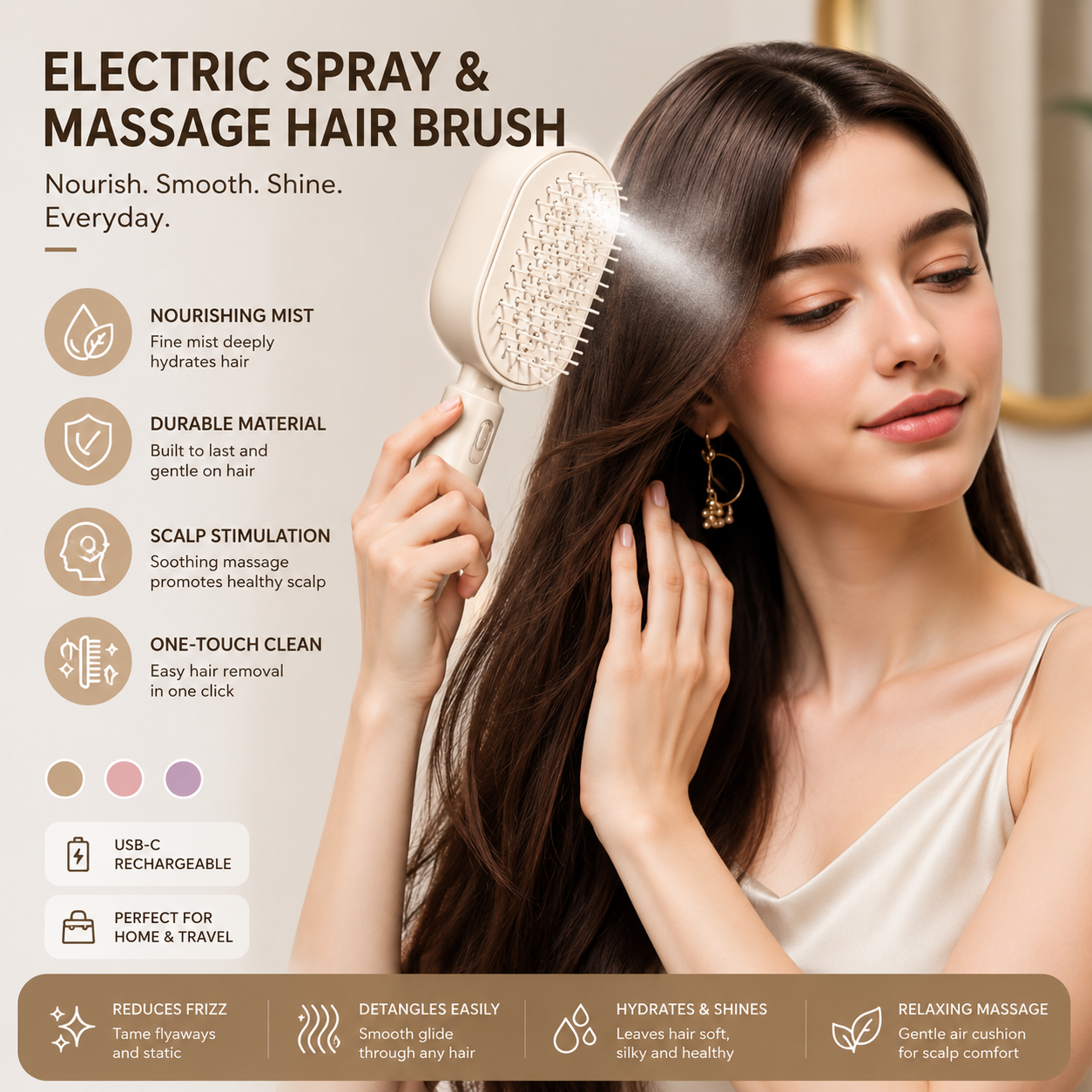 AURA  Electric Massage Brush