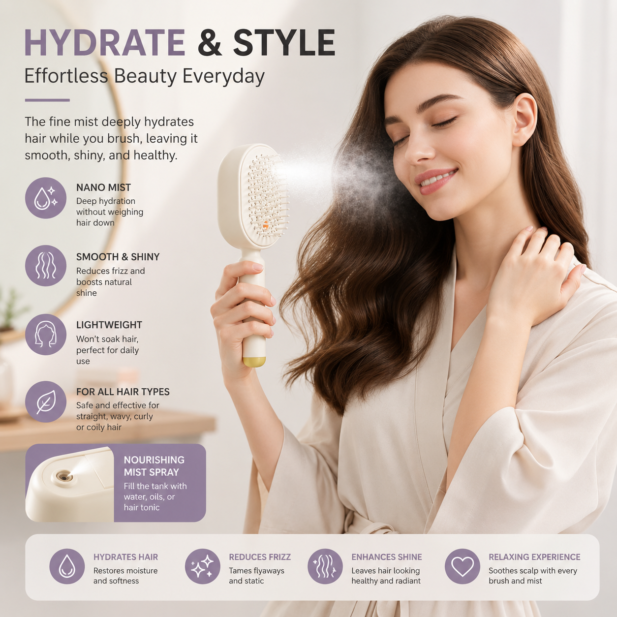 AURA  Electric Massage Brush