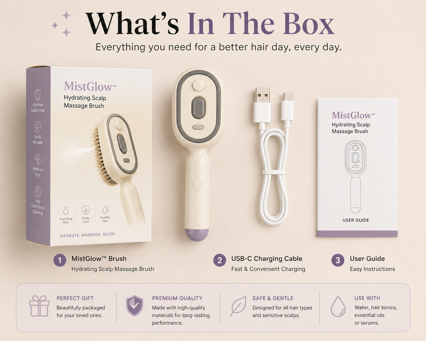 AURA  Electric Massage Brush